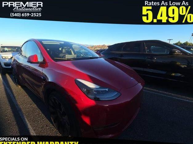 TESLA MODEL Y 2022 7SAYGDEF4NF404322 image